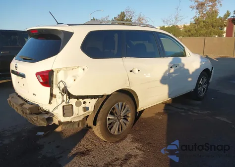 2017 Nissan Pathfinder Sv из США, поврежденный, VIN 5N1DR2MN9HC637936